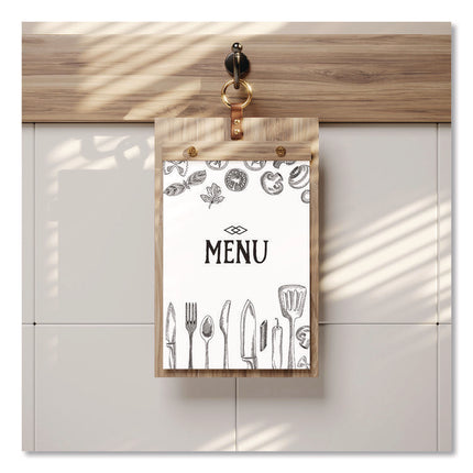 Exact Index Card Stock, 94 Bright, 90 lb Index Weight, 8.5 x 11, White, 250/Pack