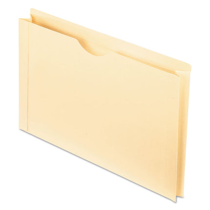 Manila Reinforced File Jackets, 2-Ply Straight Tab, Legal Size, Manila, 50/box