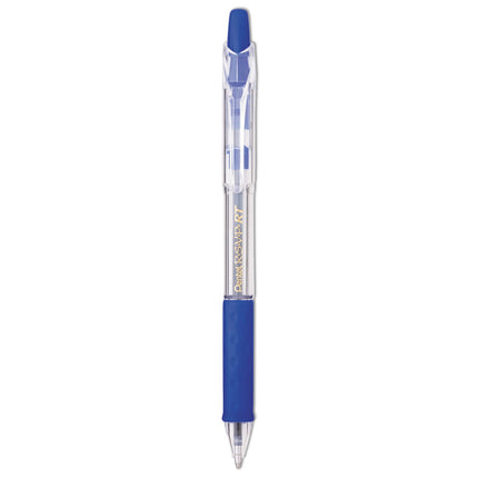 R.s.v.p. Rt Ballpoint Pen, Retractable, Medium 1 Mm, Blue Ink, Clear Barrel, Dozen