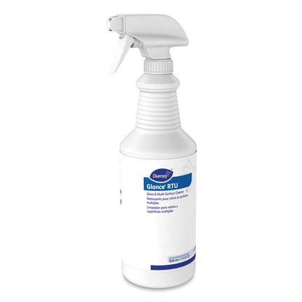 Glance Glass and Multi-Surface Cleaner, Original, (12) 32 oz Capped Bottles and One Trigger Sprayer