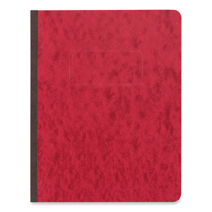 Pressboard Report Cover, Two-Piece Prong Fastener, 3" Capacity, 8.5 X 11, Executive Red/executive Red