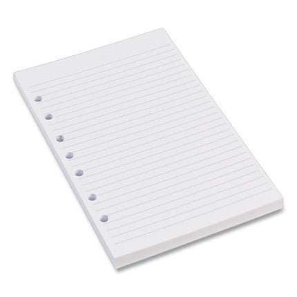 Mini Size Binder Filler Paper, 7-Hole Side Punched, 5.5 x 8.5, College Rule, 100/Pack