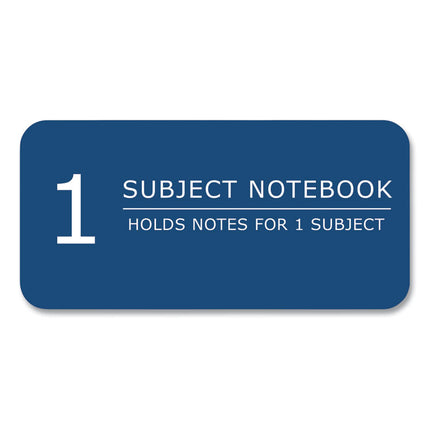 Subject Wirebound Promo Notebook, 1-Subject, Quad Rule (4 sq/in), Assorted Cover Colors, (100) 10.5 x 8 Sheets, 24/Carton