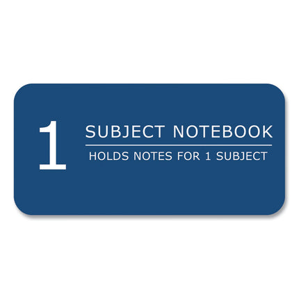 Subject Wirebound Promo Notebook, 1-Subject, Medium/College Rule, Assorted Cover Colors (Set 2), (70) 10.5 x 8 Sheets, 24/CT