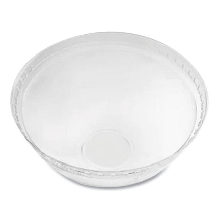 PET Lids, Dome Lid, Fits 12 oz to 24 oz Cold Cups, Plastic, Clear, 1,000/Carton