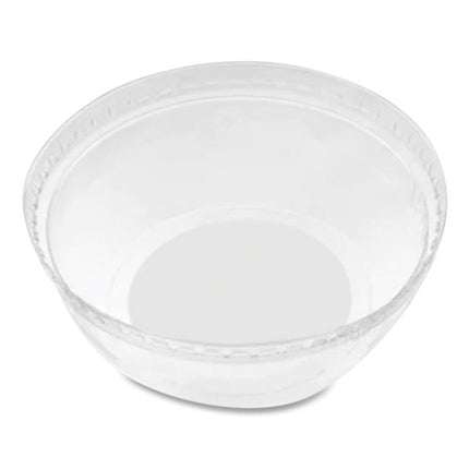 PET Lids, Wide Opening Dome, Fits 12 oz to 24 oz Cold Cups, Plastic, Clear, 1,000/Carton