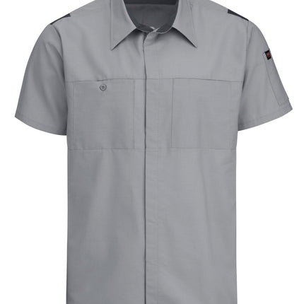 Red Kap® Men's Short Sleeve Performance Plus Shop Shirt With Oilblok Technology / SY42GC