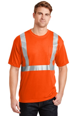 CornerStone ®  – ANSI 107 Class 2 Safety T-Shirt.  CS401