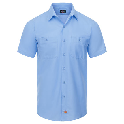 Dickies® Men's Industrial WorkTech Ventilated Short-Sleeve Work Shirt With Cooling Mesh / LS51LW