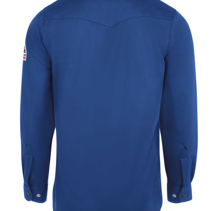 Bulwark® Men's Midweight Excel FR Snap-Front Unifrom Shirt / SES2RB