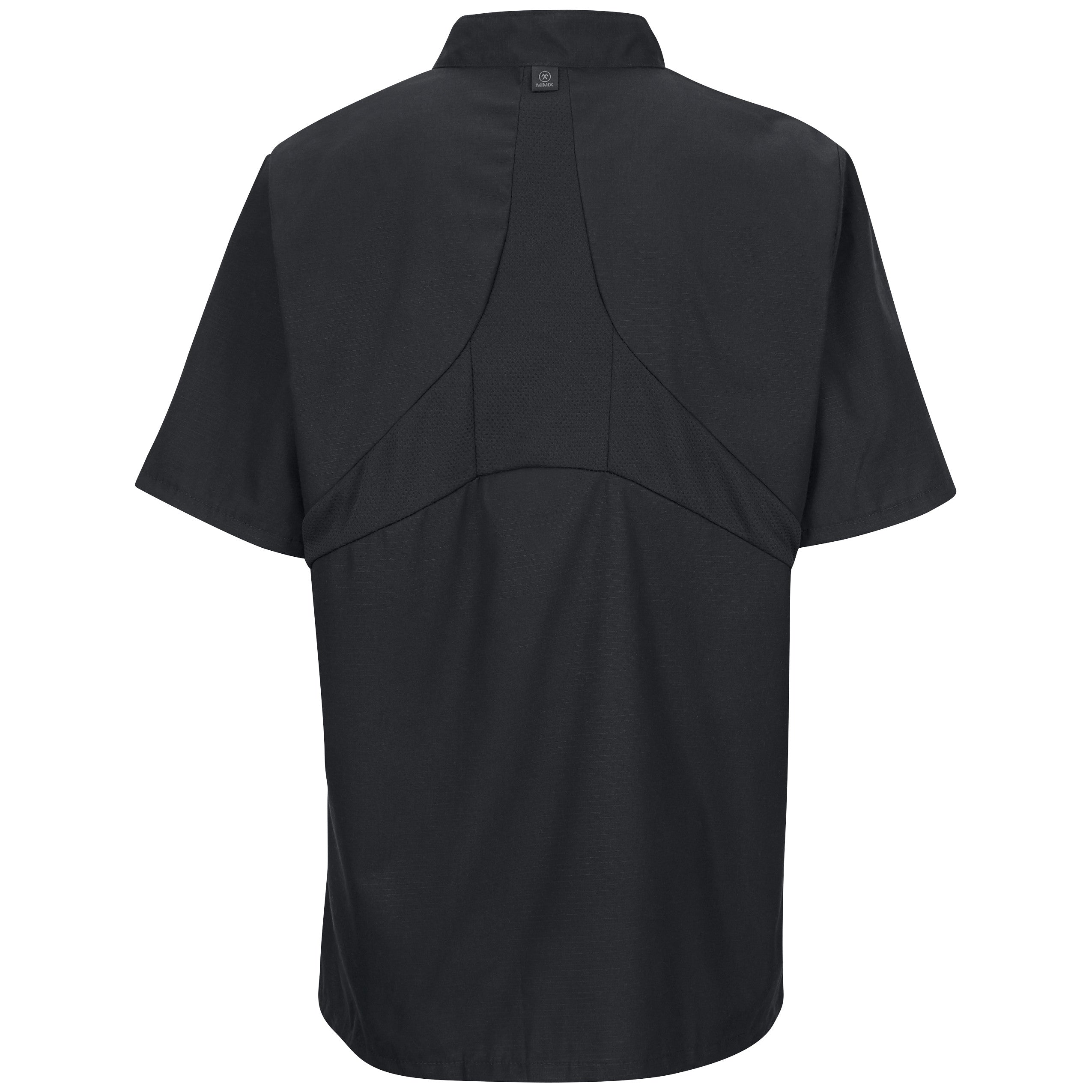 Red Kap® Women's Short Sleeve Chef Coat with OilBlok + MIMIX® / 045XBK