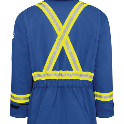 Bulwark® Men's Heavyweight Excel FR® ComforTouch® Insulated Deluxe Parka with Reflective Trim / JLPCRB
