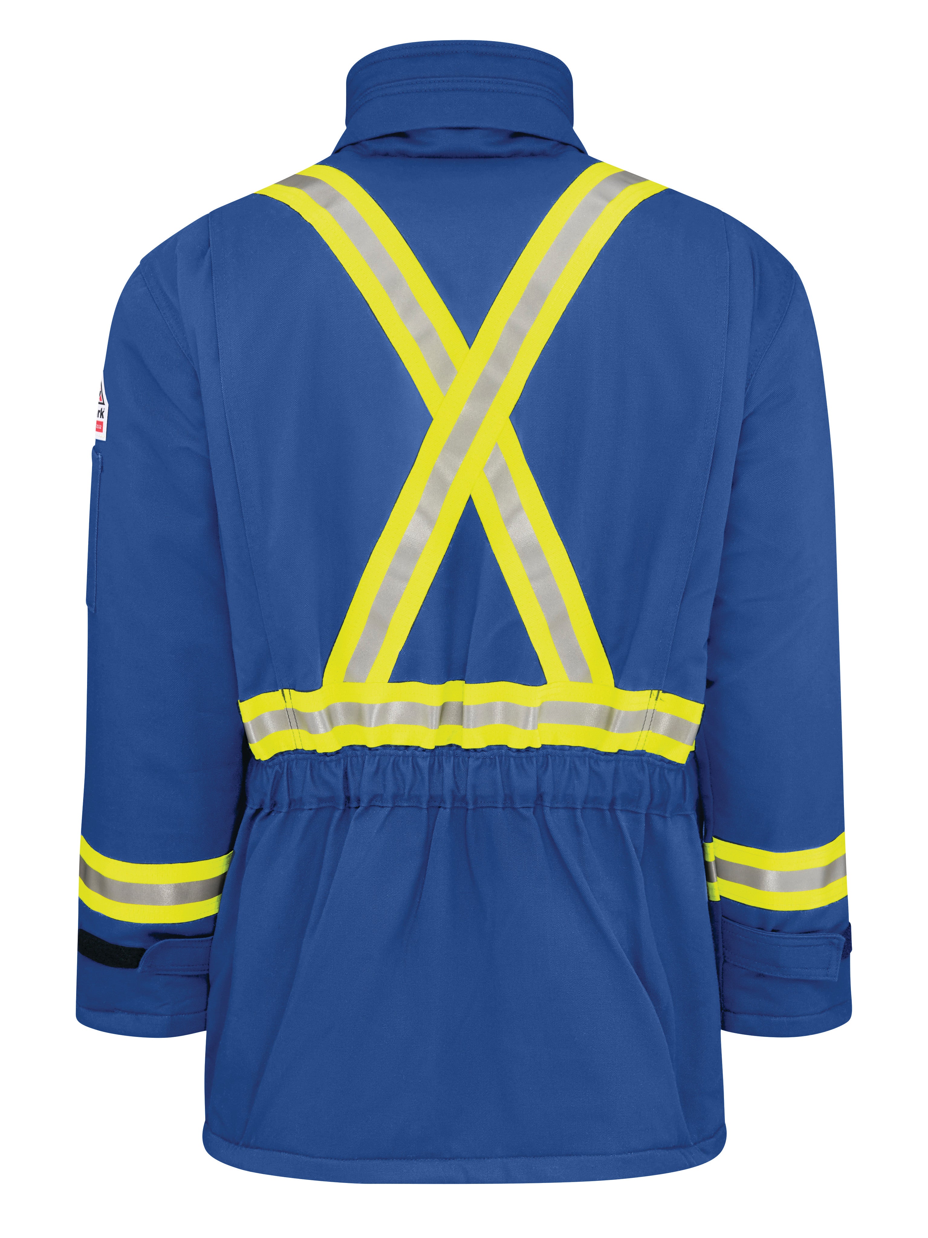 Bulwark® Men's Heavyweight Excel FR® ComforTouch® Insulated Deluxe Parka with Reflective Trim / JLPCRB