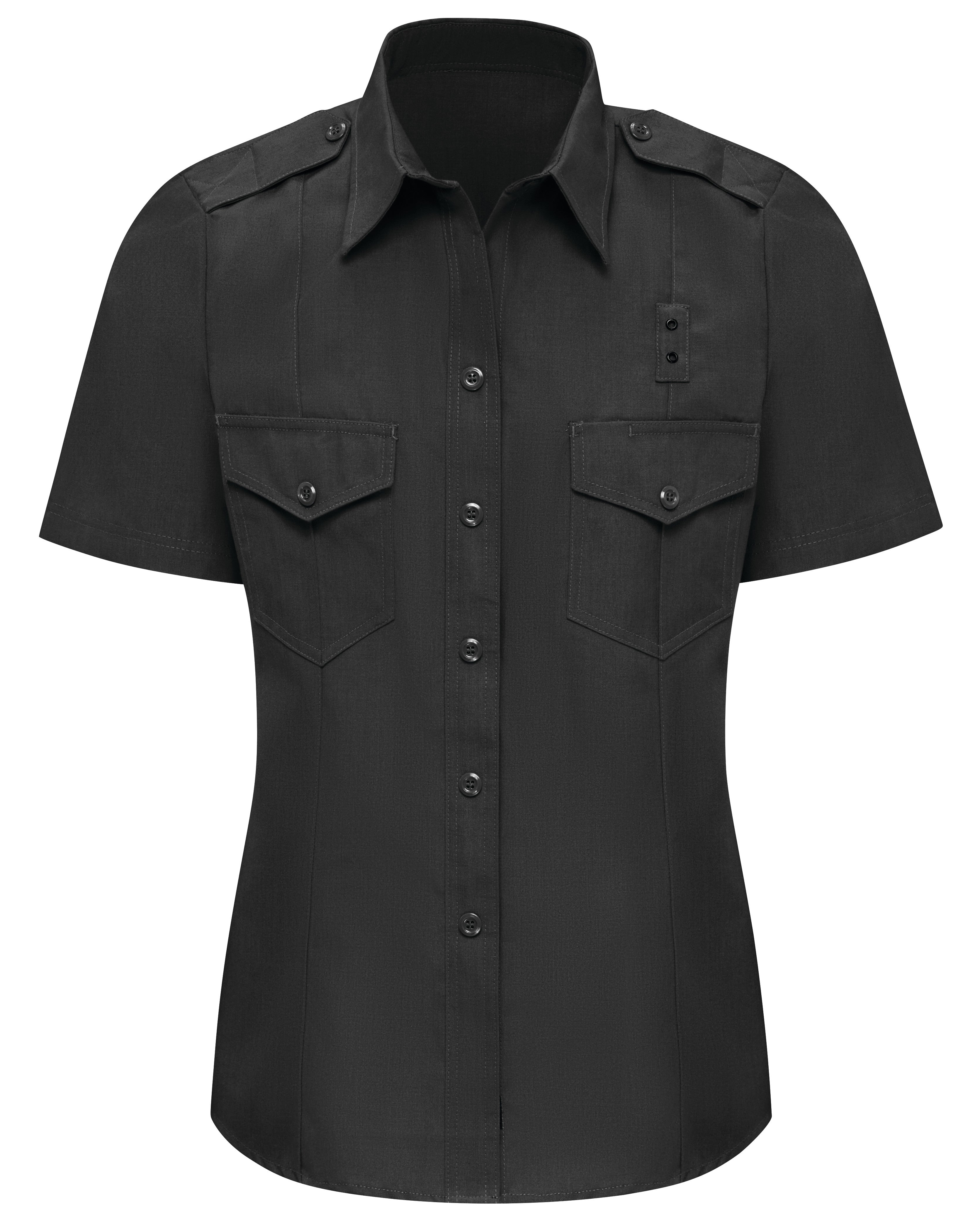 Workrite® Fire Service Women's Short Sleeve Classic Fire Chief Shirt / FSC3BK