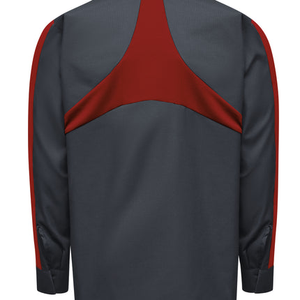 Red Kap® Men's Long Sleeve Two-Tone Pro+ Work Shirt with OilBlok and MIMIX® / SX36CF