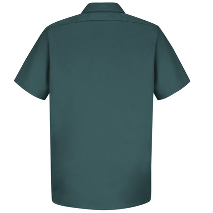 Red Kap® Men's Short Sleeve Wrinkle-Resistant Cotton Work Shirt / SC40SG