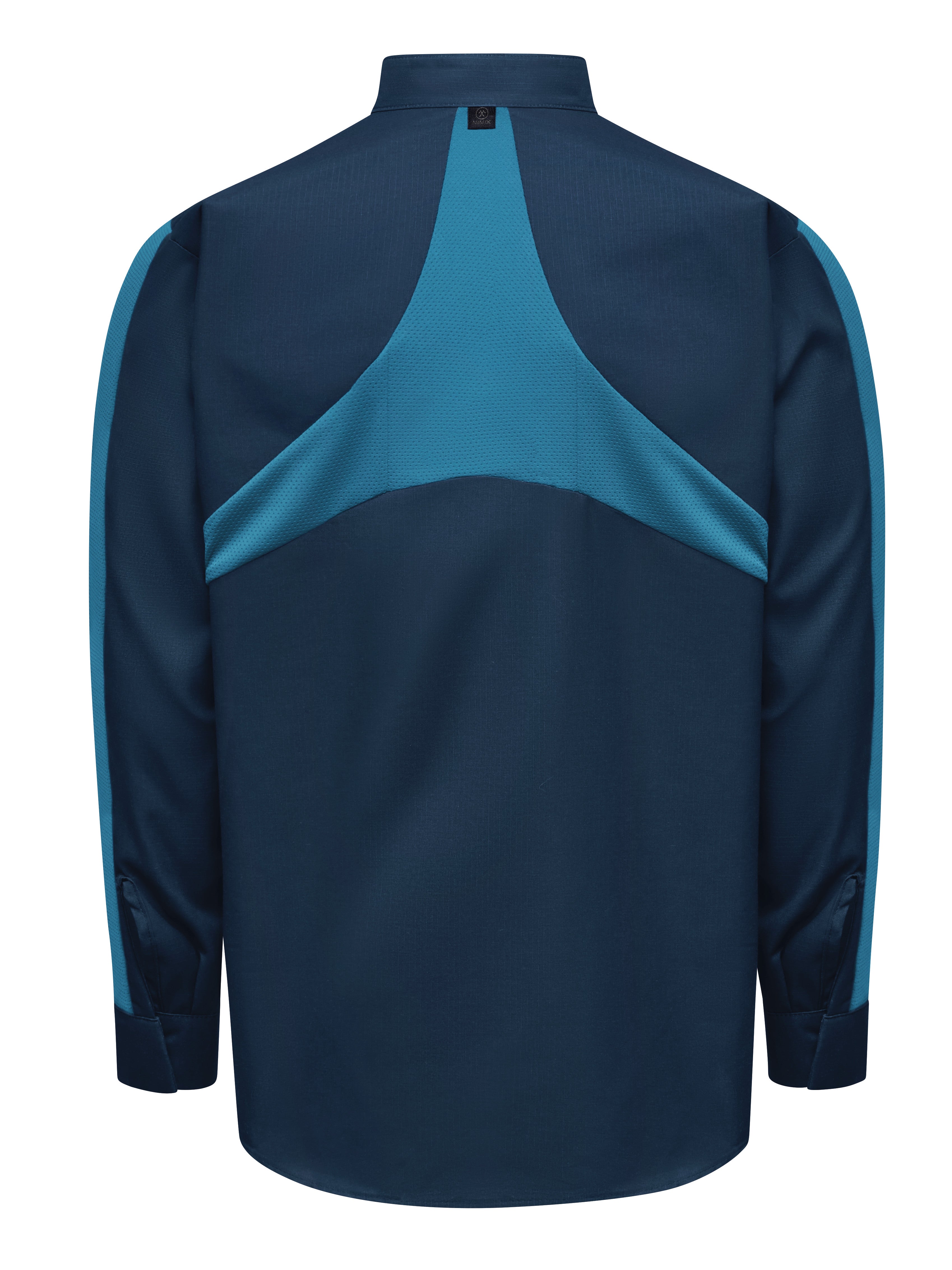 Red Kap® Men's Long Sleeve Two-Tone Pro+ Work Shirt with OilBlok and MIMIX® / SX36NT