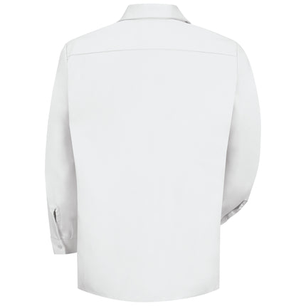 Red Kap® Men's Long Sleeve Wrinkle-Resistant Cotton Work Shirt / SC30WH
