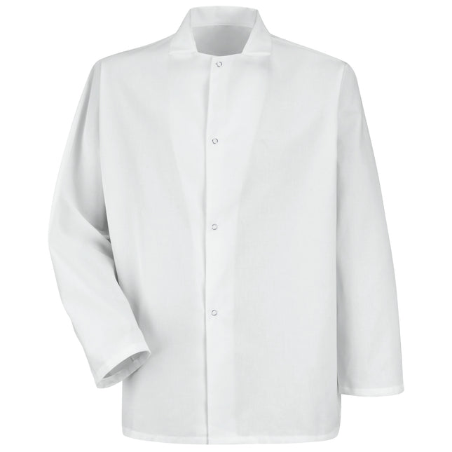 Red Kap® Gripper-Front Short Butcher Coat / 0416WH
