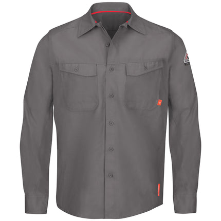 Bulwark® iQ Series® Endurance Collection Men's FR Work Shirt / QS40GY