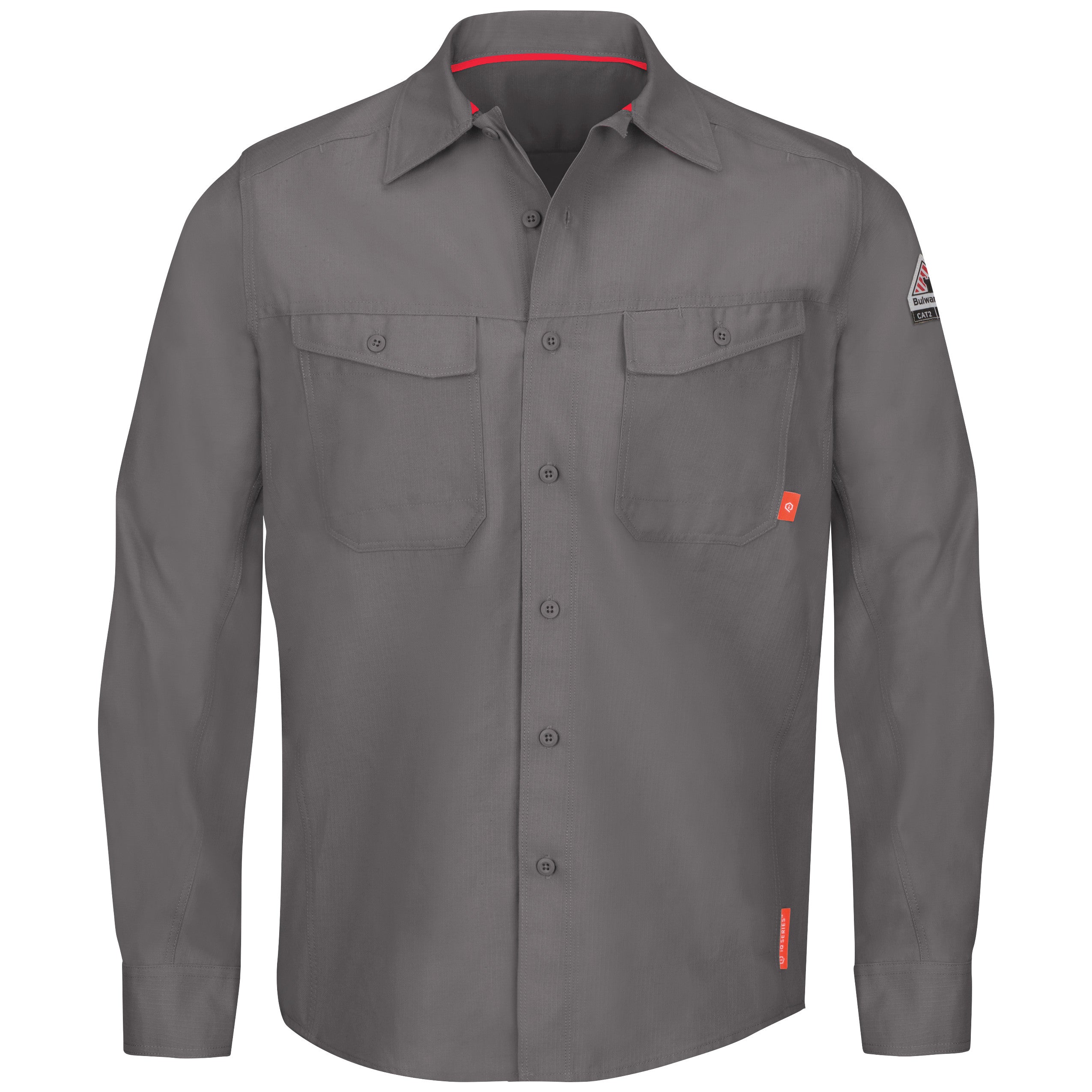 Bulwark® iQ Series® Endurance Collection Men's FR Work Shirt / QS40GY