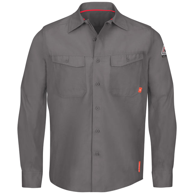 Bulwark® iQ Series® Endurance Collection Men's FR Work Shirt / QS40GY