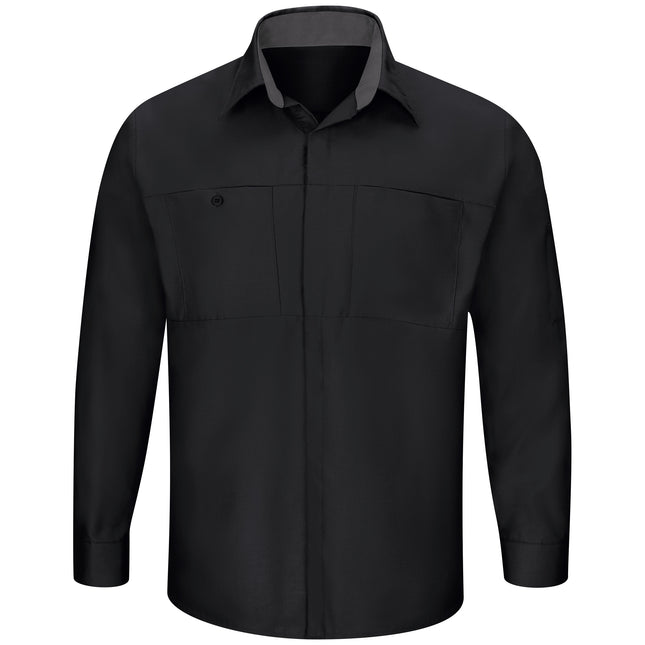 Red Kap® Men's Long Sleeve Performance Plus Shop Shirt with OilBlok Technology / SY32BC