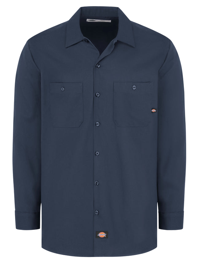 Dickies® Men's Industrial Cotton Long-Sleeve Work Shirt / L307DN