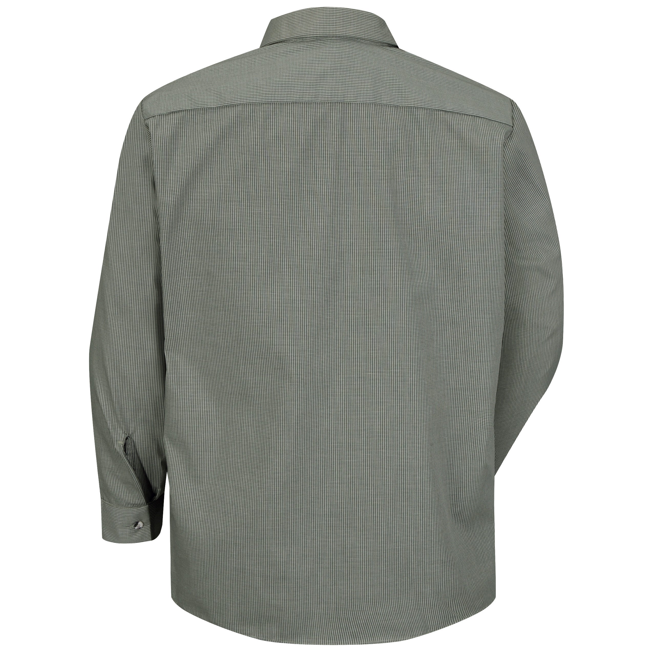 Red Kap® Men's Long Sleeve Microcheck Uniform Shirt / SP10HK