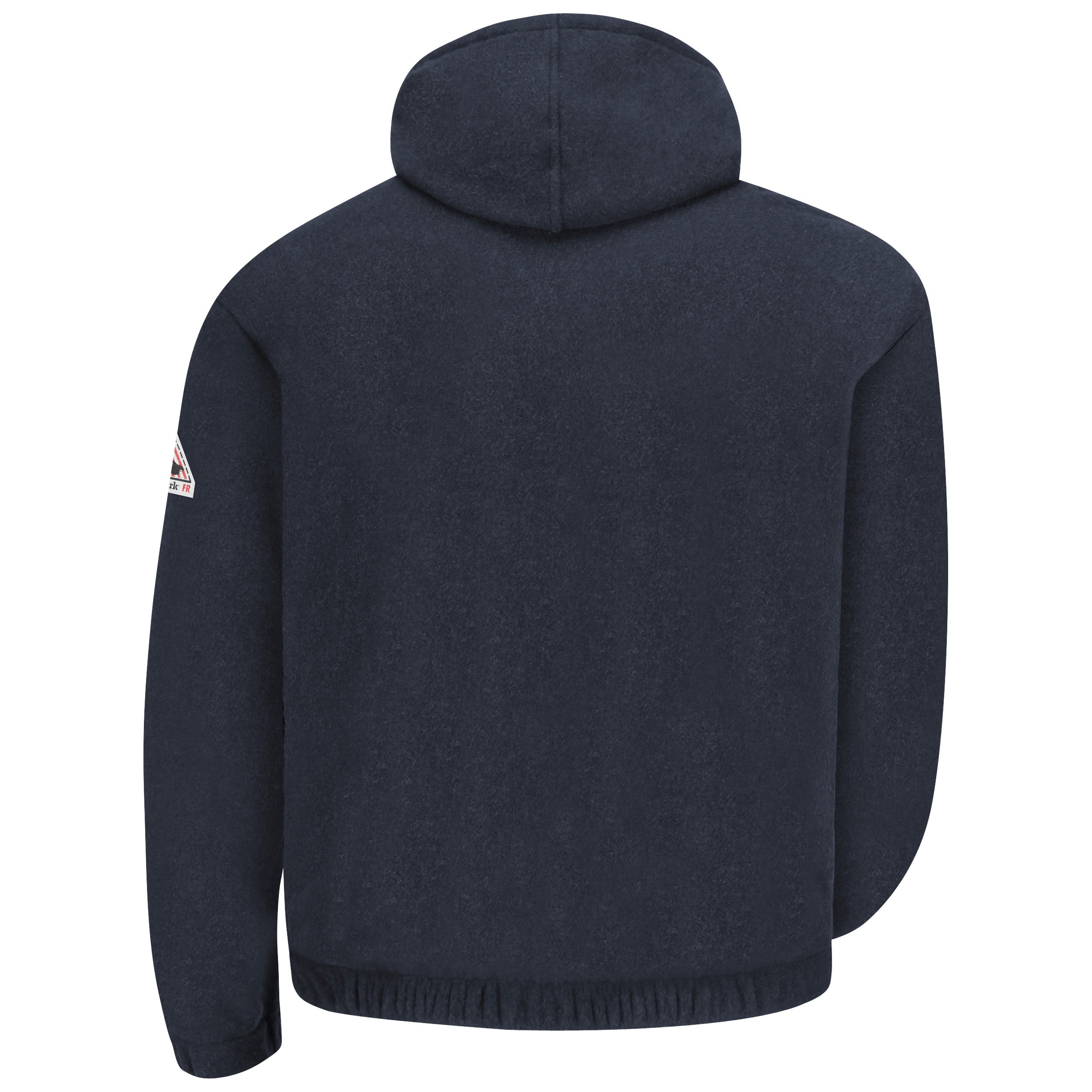 Bulwark® Men's Fleece FR Zip-Front Hooded Sweatshirt / SMH6NV