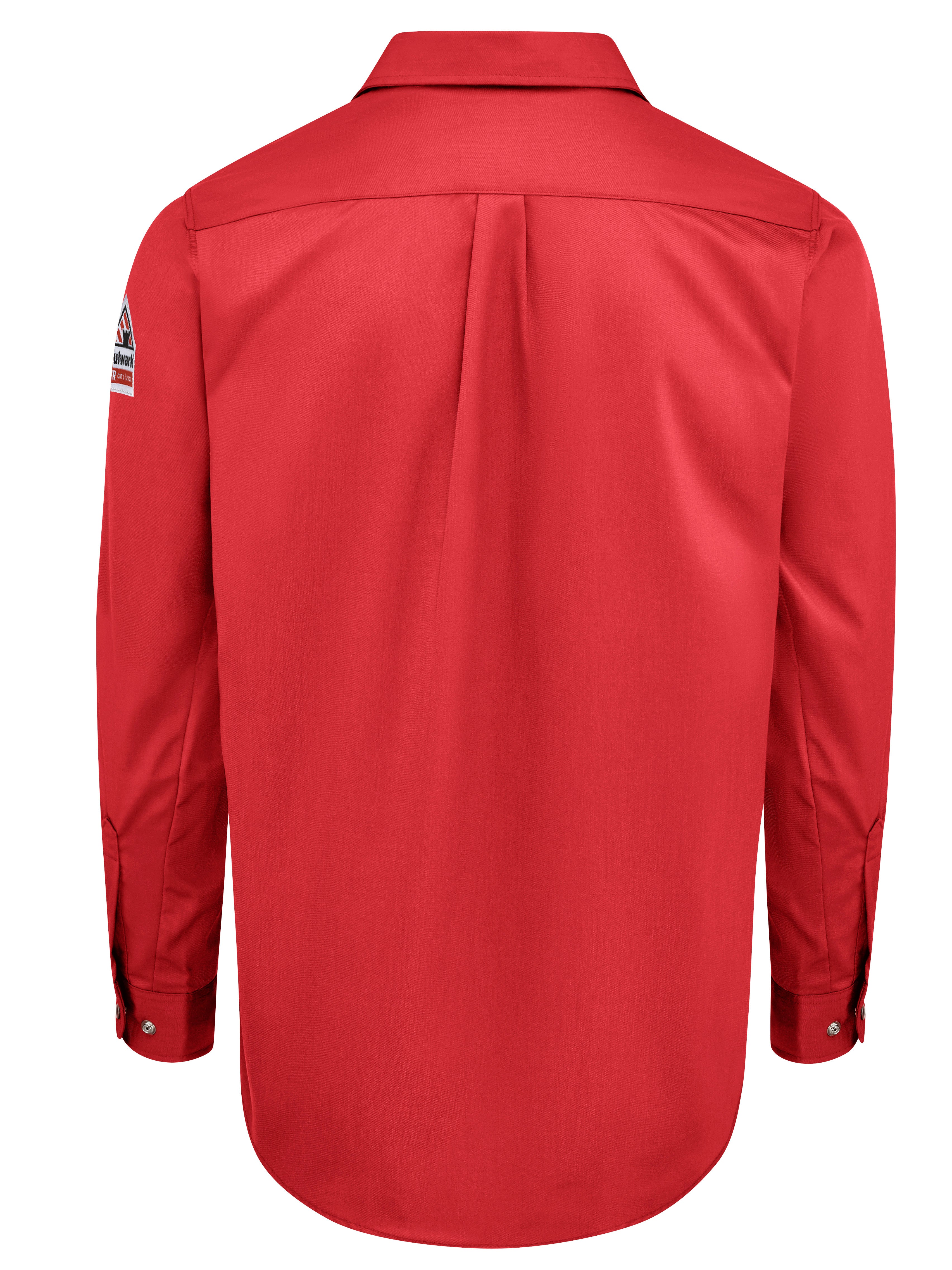 Bulwark® iQ Series® Men's Midweight Comfort Snap-Front Woven Shirt / QS28RD