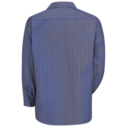 Red Kap® Men's Long Sleeve Industrial Stripe Work Shirt / SP14EX
