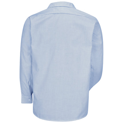 Red Kap® Men's Long Sleeve Industrial Stripe Work Shirt / SL10WB