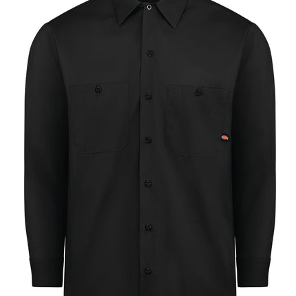 Dickies® Men's Industrial Long-Sleeve Work Shirt / L535BK