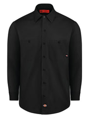 Dickies® Men's Industrial Long-Sleeve Work Shirt / L535BK