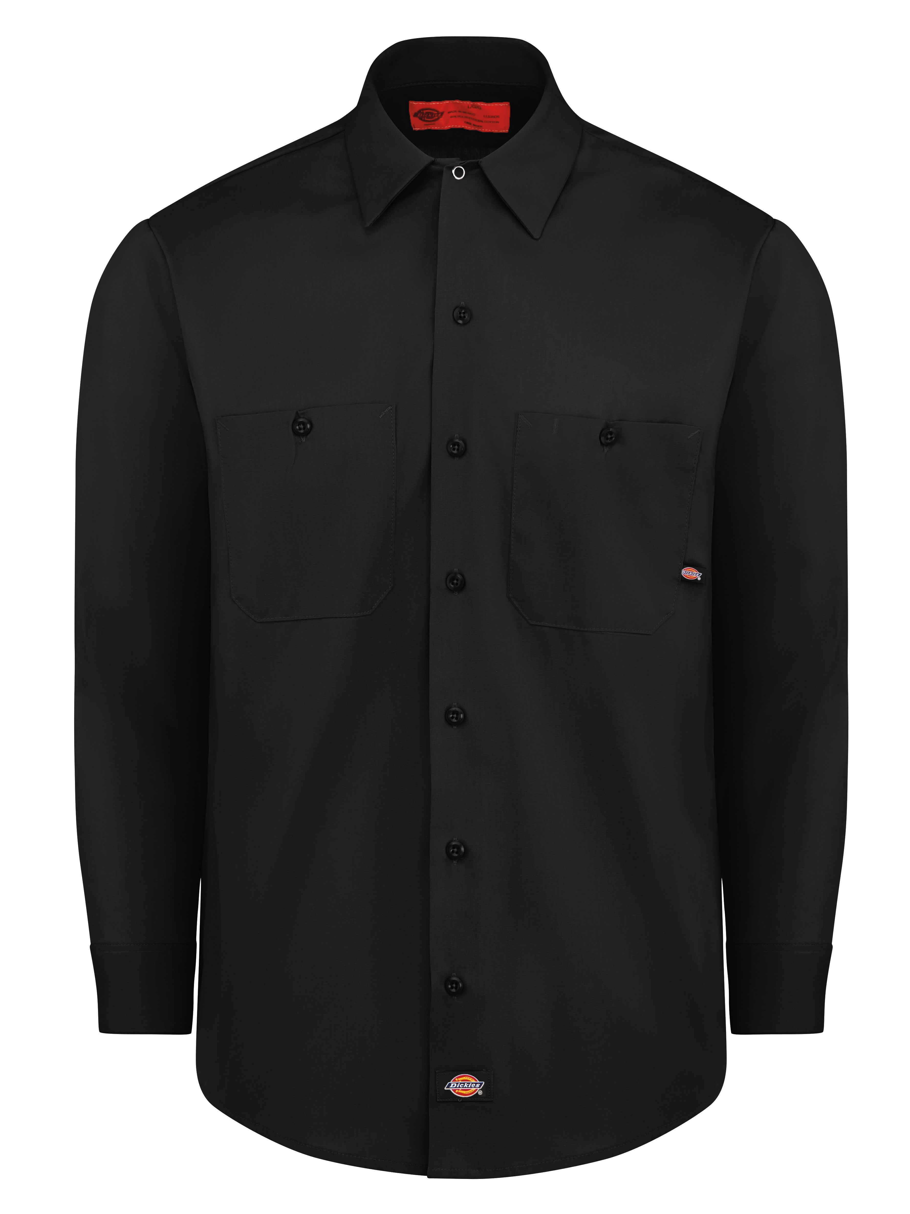 Dickies® Men's Industrial Long-Sleeve Work Shirt / L535BK