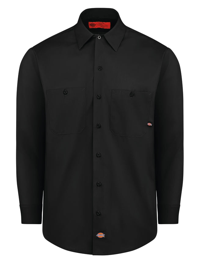 Dickies® Men's Industrial Long-Sleeve Work Shirt / L535BK