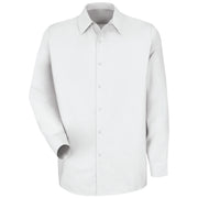 Red Kap® Men's Long Sleeve Specialized Pocketless Work Shirt / SP16WH