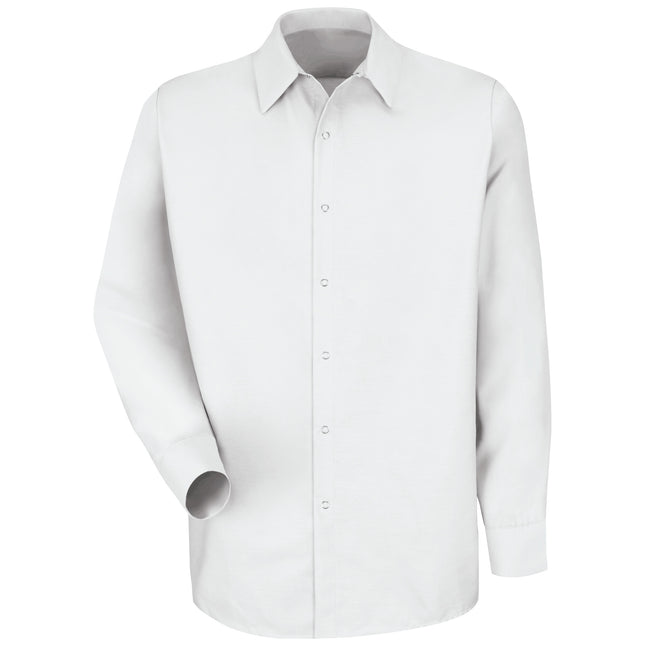 Red Kap® Men's Long Sleeve Specialized Pocketless Work Shirt / SP16WH