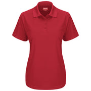 Red Kap® Women's Short Sleeve Performance Knit® Pocketless Core Polo / SK97RD