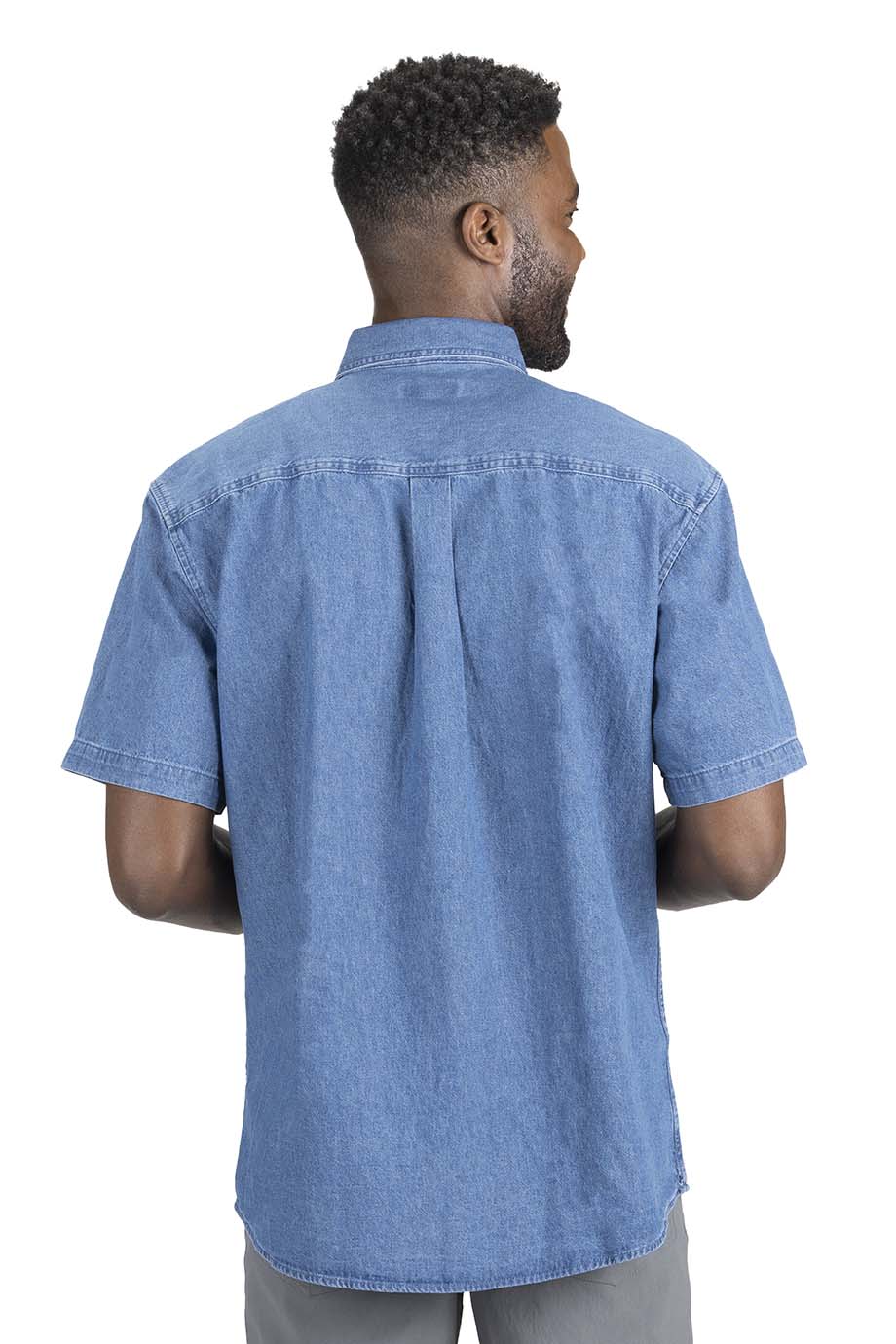 EDWARDS DENIM MIDWEIGHT SHORT SLEEVE SHIRT