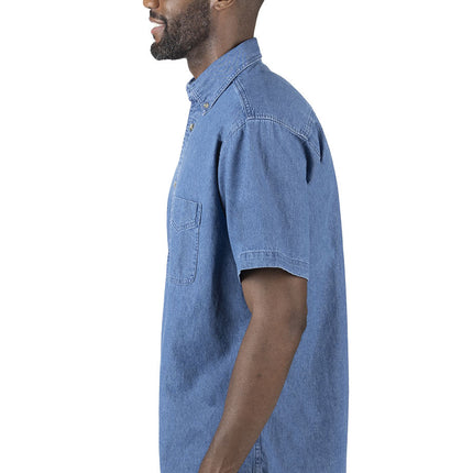 EDWARDS DENIM MIDWEIGHT SHORT SLEEVE SHIRT
