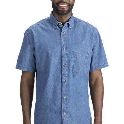 EDWARDS DENIM MIDWEIGHT SHORT SLEEVE SHIRT