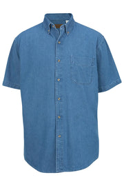 EDWARDS DENIM MIDWEIGHT SHORT SLEEVE SHIRT