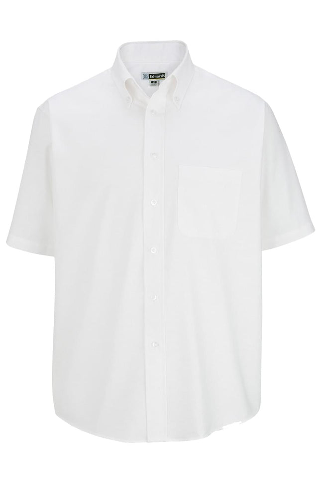 EDWARDS MENS SHORT SLEEVE OXFORD SHIRT