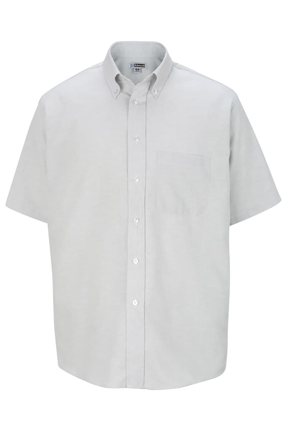 EDWARDS MENS SHORT SLEEVE OXFORD SHIRT