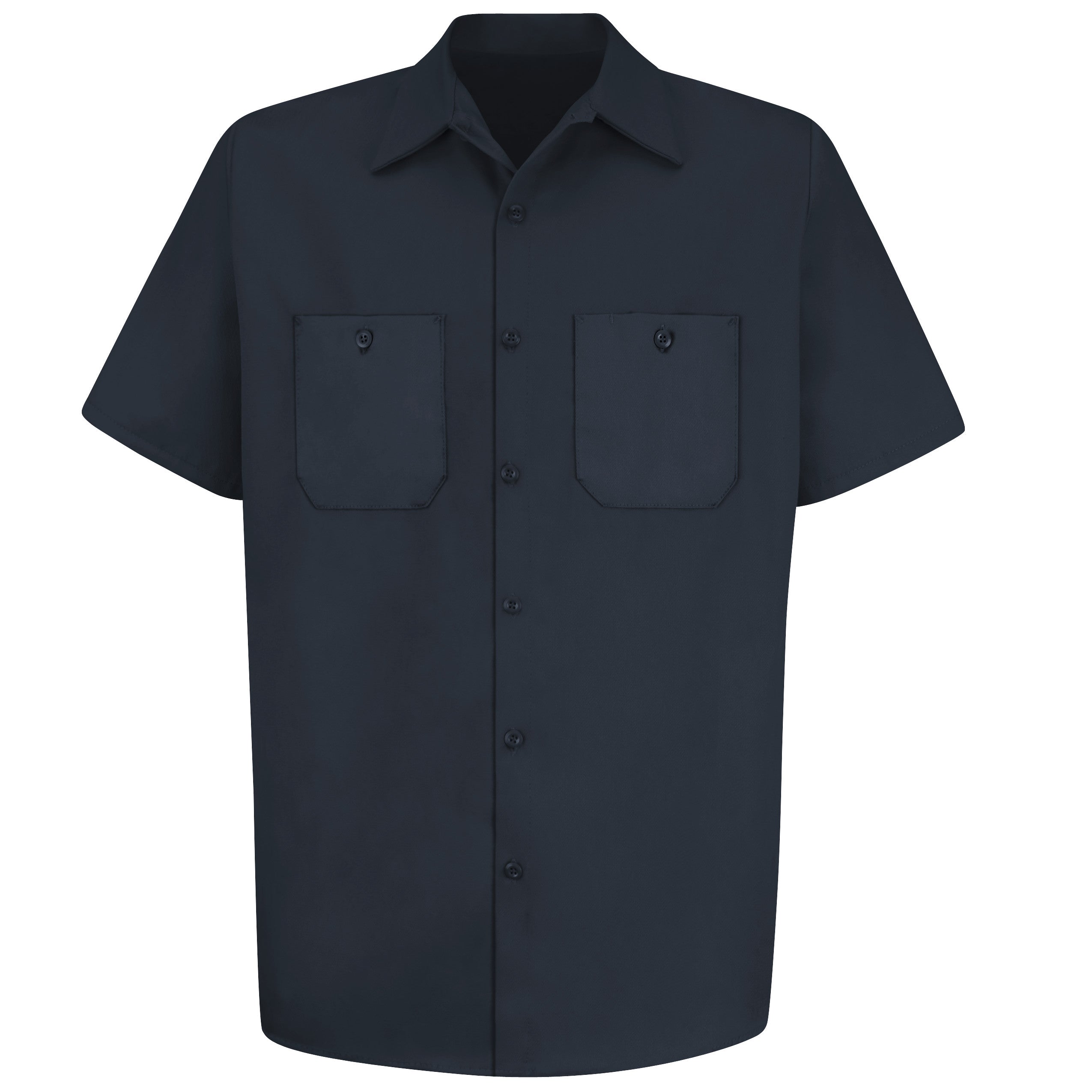 Red Kap® Men's Short Sleeve Wrinkle-Resistant Cotton Work Shirt / SC40DN