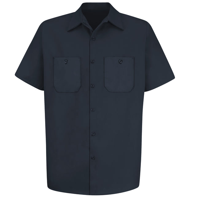 Red Kap® Men's Short Sleeve Wrinkle-Resistant Cotton Work Shirt / SC40DN