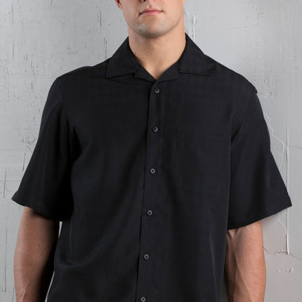 EDWARDS JACQUARD BATISTE CAMP SHIRT