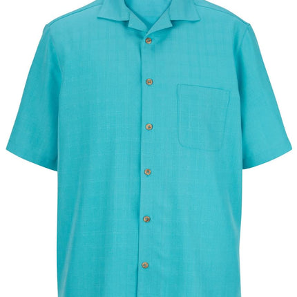 EDWARDS JACQUARD BATISTE CAMP SHIRT